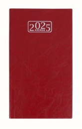 Zsebnaptár, álló elrendezésű, VICTORIA OFFICE "Chrono", bordó (2026 évi)